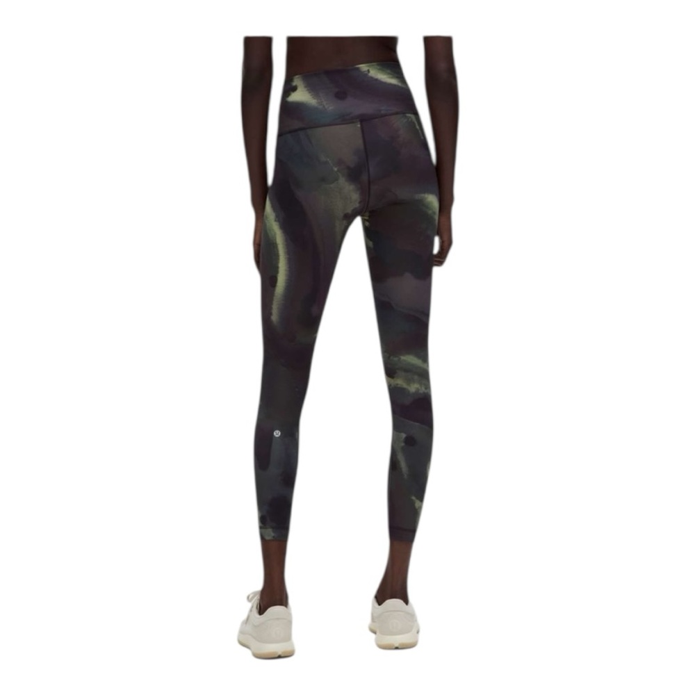 Lululemon Wunder Train High-Rise Tight 25", Ink Islands Burnside Multi, Size 8 - Picture 2 of 9